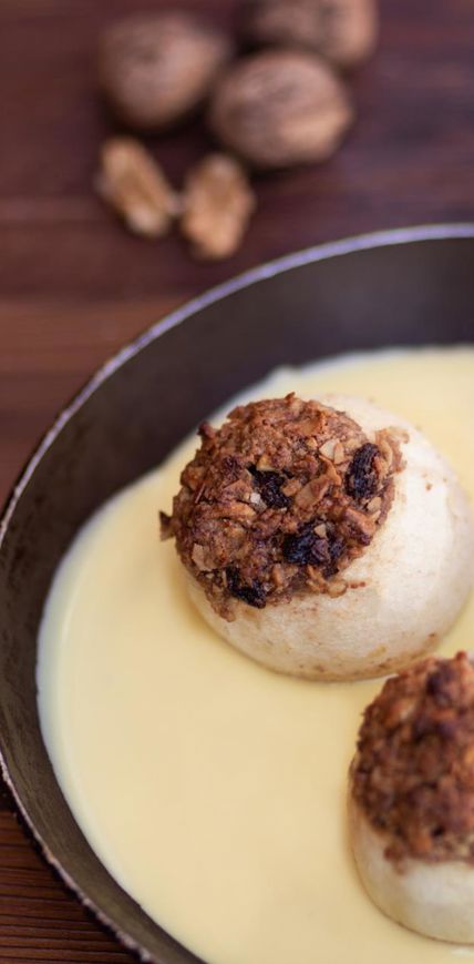 Mele al forno fatte con mele Braeburn