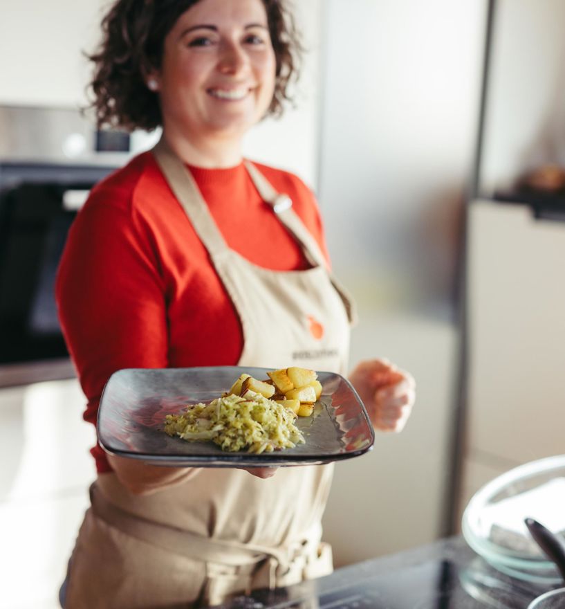 Der Wirsing mit Apfel ist fertig