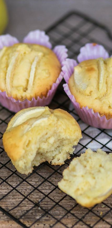 The apple muffins are ready