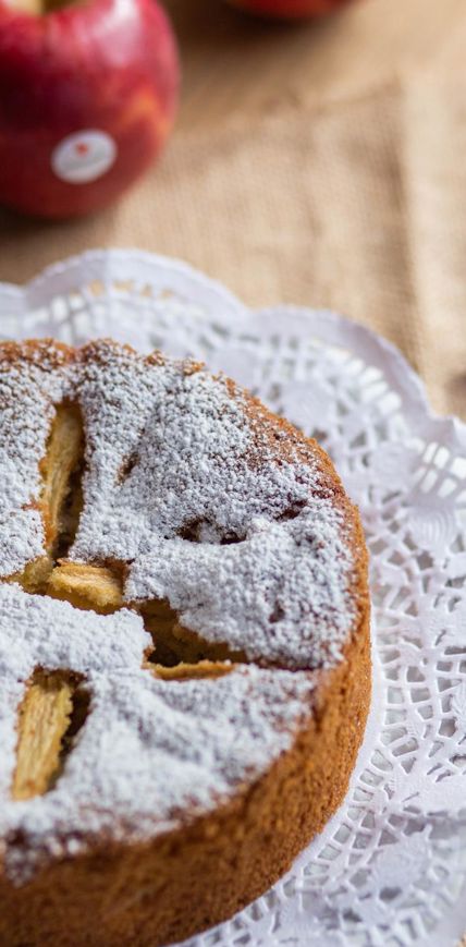 Oma Mitzis Becherkuchen mit Story Inored Äpfeln