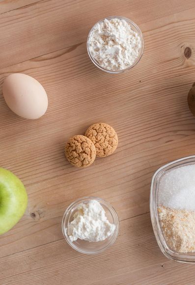 Ingredienti per i saccottini ripieni alle mele