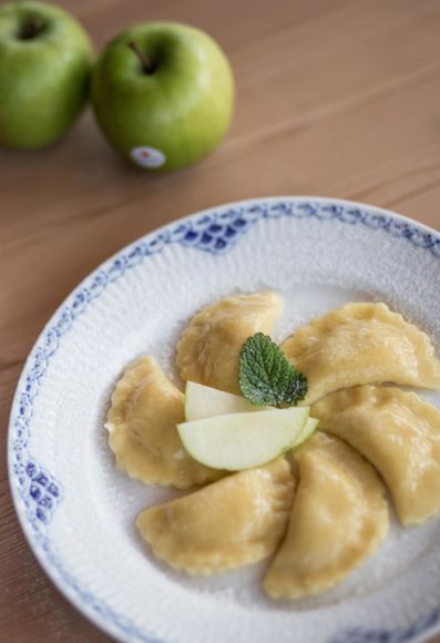 Saccottini ripieni alle mele con ripieno alle mele Granny Smith