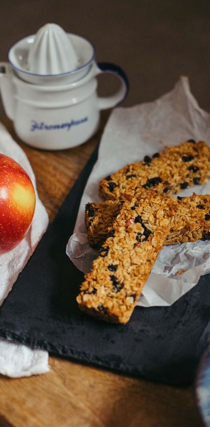 Müsliriegel mit Natyra Äpfeln
