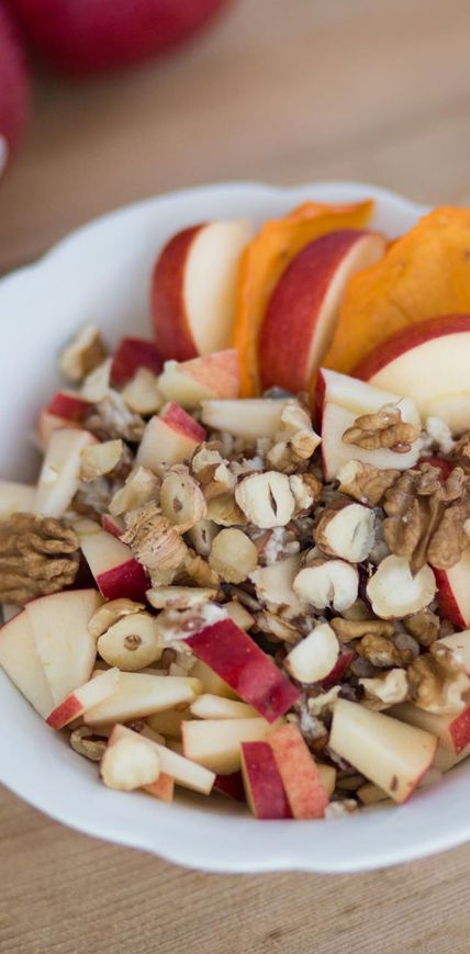 Muesli alle mele e nocciole