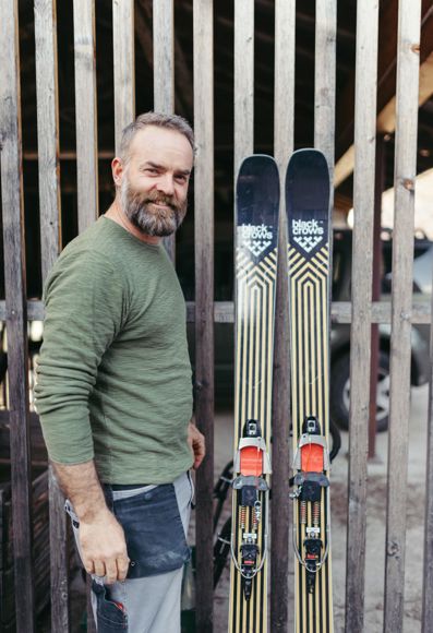 Hannes e gli suoi sci