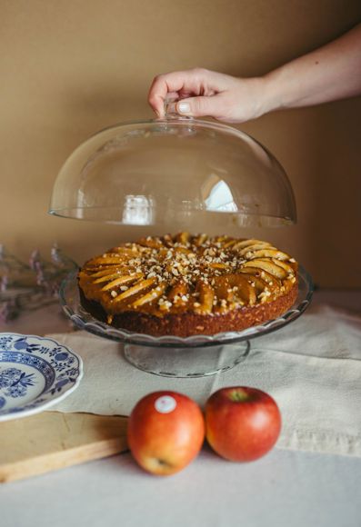 Torta di mele con mele Braeburn
