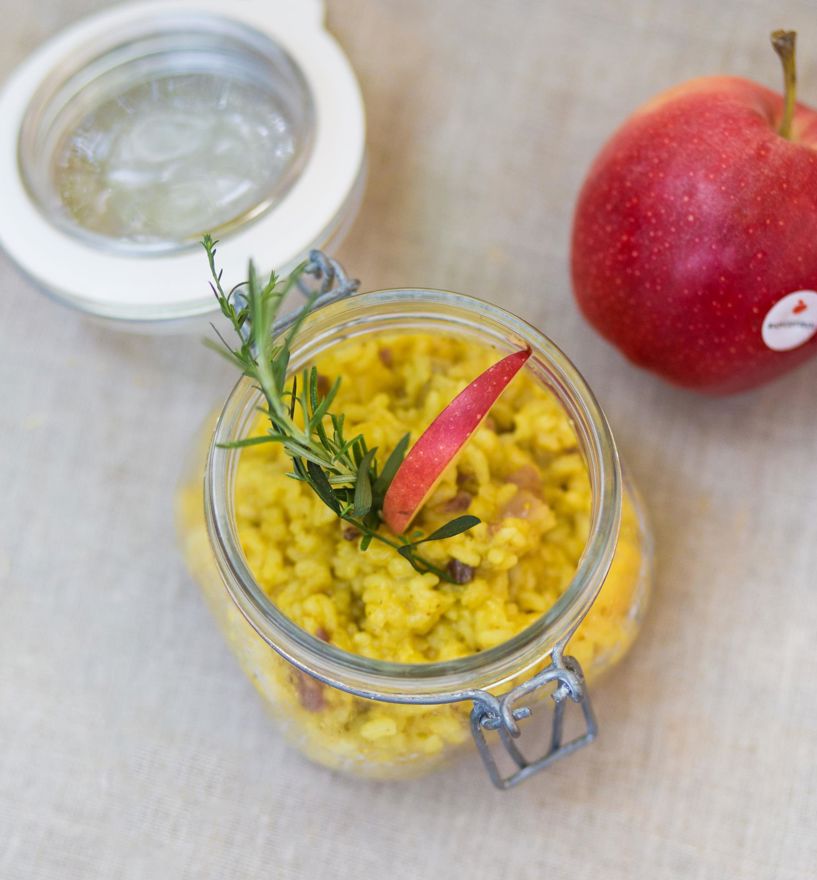 Risotto alla mela con curry