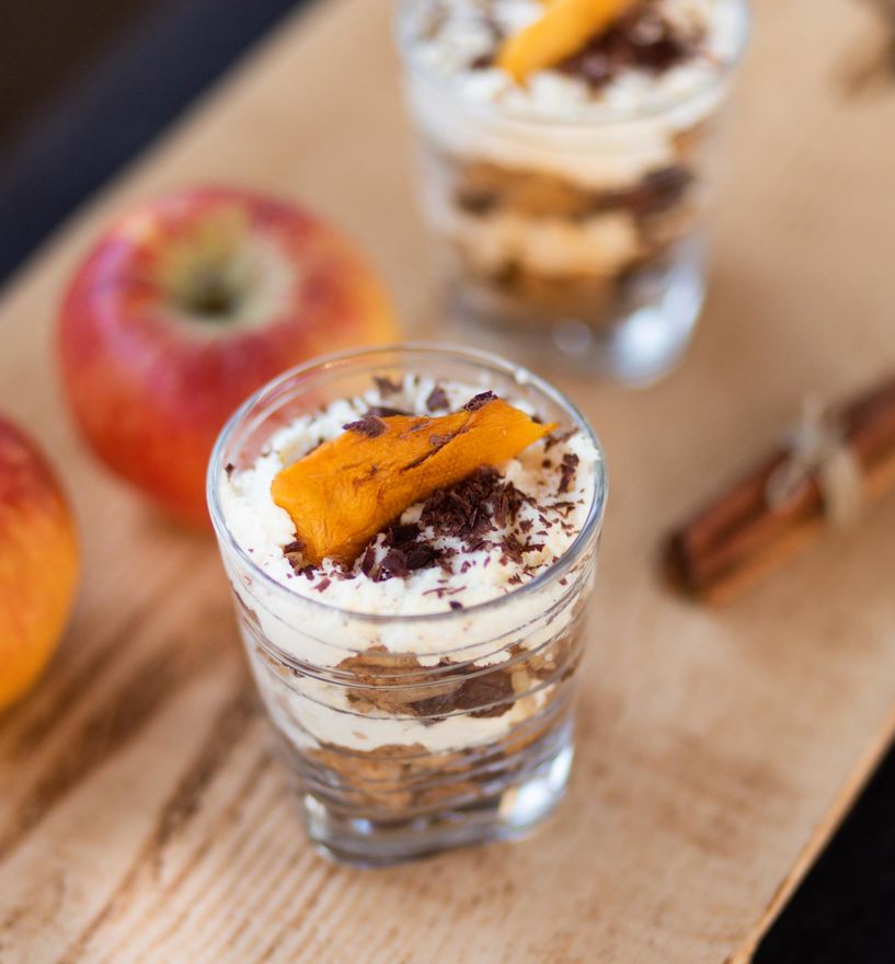 Bratapfel-Tiramisù mit Topaz Äpfeln