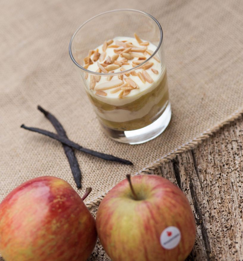 Apple Tiramisù in a jar